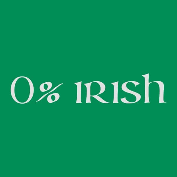 Zero Percent 0% Irish